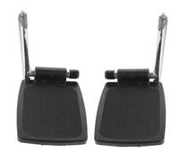 SAFIGLE 1 Pair Wheelchair Footplates Sturdy Elevating Pedal with Support Bar Durable Footrests for and Safety Lightweight Folding Design Wheelchair Accessory for Patients Random Color