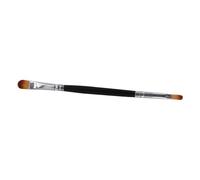 SAFIGLE 1 PCS Premium Eye Shadow Brush Double Ended Makeup Tool for Eyes Cheeks More Durable Black Wood Silver Tube Design for Effortless Application Stunning Looks