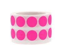 SAFIGLE 1 Roll of Fluorescent Round Dot Stickers Self Adhesive Paper Labels 1000pcs Easy to Peel for DIY Handmade Craft Projects and Parties