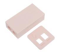 SAFIGLE 1 Set Polymer Clay Bead Roller Maker - Easy Shape Lemon Roller Mold for 13/15mm Clay Beads - Jewelry Making Tool for DIY Crafts Projects Apricot