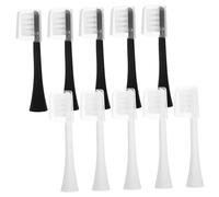 SAFIGLE 10-Pack Electric Toothbrush Replacement Heads Soft Bristles for Sonic Toothbrushes Compatible Liboer Fopai and Other Brands