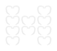 SAFIGLE 10 Pairs Baby Ear Corrector - Silicone Auricle Corrector Infant Ear Correction Tool for Babies Correction Support Accessories