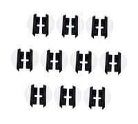 SAFIGLE 10 Pairs Plug in Nose Pads for Glasses Silicone Replacement Parts Comfortable Nose Grips Slip Cushions for Enhanced Fit and Stability for Daily Use