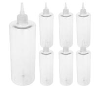 SAFIGLE 10 Pcs 500ml Pet Squeezing Bottles Pointed Nozzle, Home Caulking and Pigment Dispensing Containers, Extrusion Bottles for Glue, Oil, and Latex Use