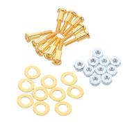 SAFIGLE 10 Sets Clipper Adjustment Rod Screws Pack Compatible with Wahl Gold Trimmer Fixing Nuts Gaskets Replacement for Precise Haircut Maintenance