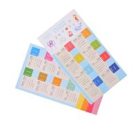 SAFIGLE 10 Sets Monthly Index Tabs Stickers for Planners with Copperplate Self-Adhesive Design, Versatile Instant Reminder Solution for Student Journals and Family Schedule Organising
