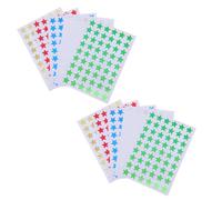 SAFIGLE 10 Sheets Tiny Star Stickers - Self Adhesive Planner Stickers For Goal Completion - Star Label For Reward School Planner Behavior Chart