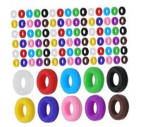 SAFIGLE 100 Pairs Silicone Glasses Ear Grips Slip Eyeglass Temple Tips for Secure Fit Eyewear Ear Hooks for Spectacles and Sunglasses Design for All Activities