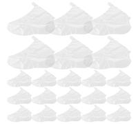 SAFIGLE 1000pcs Plastic Disposable Foot Covers Bath Liners For Feet Clear Mask Socks For Moisturizing Spa Trial Shoe Hot Wax Booties Covers