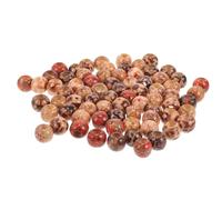 SAFIGLE 100pcs 10mm Vintage Solid Wood Round Beads for Jewelry Making, Sturdy and Simple Space Beads for Necklace Making and DIY Bracelet Crafts