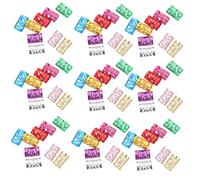 SAFIGLE 100pcs Colored Hair Braid Cuffs and Dreadlocks Jewelry Rings for Braids Hair Extensions Accessories for Street Dance and Styling