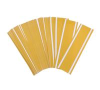 SAFIGLE 100pcs Disposable Napkin Rings Self-adhesive Gold Silverware Wraps for Party Table Setup Multipurpose Decorative Bands for Napkin Holder and Silverware Wrapping
