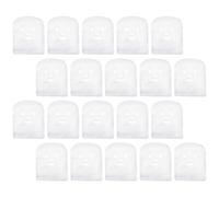 SAFIGLE 100pcs Face Masks with Pre-cut Eyes, Nose and Mouth, Grimace Shape Cotton Gauze Facial Paper Sheets for Enhanced Skin Absorption, for Spa and Beauty Treatments