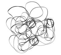 SAFIGLE 100pcs Flat Rubber Drive Belts Mixed for Cassette Recorder Vcr Tape Machine Dvd CD Turntable Maintenance Replacement