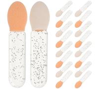 SAFIGLE 100pcs Mini Eyeshadow Applicator: Compact Eye Makeup Applicator - Lip Brush Concealer Cream Highlighter Tool For Party Festival And On-The-Go Touchups