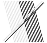 SAFIGLE 100Pcs Natural Wood Aroma Diffuser Sticks White Black Fragrance Reed Sticks for Home Office Spa Aromatherapy and Meditation