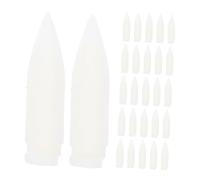 SAFIGLE 100pcs Nylon Soft Paint Marker Replacement Nibs for Acrylic Markers Refillable Tips Compatible with Various Permanent Paint Pens for Students and Artists