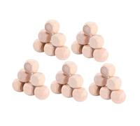 SAFIGLE 100pcs Six-sided Wooden Dice Blank Cubes for DIY Crafts Painting and Board Games Sturdy Natural Wood Blocks for Custom Symbols Numbers and Artistic Projects