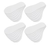 SAFIGLE 100pcs Socks Cardboard Insert Lightweight Paper Sock Form Holders Prevents Wrinkling White Storage Inserts for Large-Scale Use in Factories