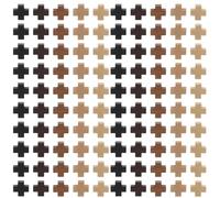 SAFIGLE 100pcs Vintage Wooden Cross Charms Pendants for Jewelry Making, DIY Craftsmanship Potential with Sturdy Wood Material, for Bracelets and Necklaces in Religious Occasions