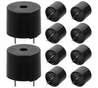 SAFIGLE 10pcs 5v Piezo Buzzer 42ω Electromagnetic Passive Electronic Alarm for Circuit, Piezo Alarm Signal for Industrial and Scientific Applications