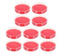 SAFIGLE 10pcs Agar Plates Medium Petri Dishes for Lab Medical Hospital Use Crack-resistant Biological Culture Equipment