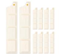 SAFIGLE 10pcs Back to School Novelty Ink Pen in Chocolate Shape, White Plastic Ballpoint Pen with Safe, Effortless Writing, for Classroom Activities