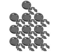 SAFIGLE 10pcs Black Copper round Button Cuff Covers for Women, Comfortable Touch with Strong Attachment, Elegant and Decorative for Jackets and Clothing Items, for Daily Activities