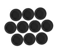 SAFIGLE 10pcs Black Rubber Piggy Bank Stoppers Replacement Plugs for Money Boxes Inner Diameter 25mm for Saving Challenges and Budgeting