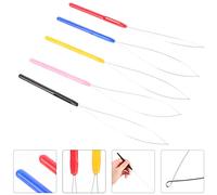 SAFIGLE 10pcs Braid Crochet Wig Knitting Needles Crochet Hook for Wig Weaving Hair Accessories