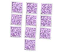 SAFIGLE 10Pcs Butterfly Birthday Greeting Cards Handmade Paper Cutout Fairy Design Party Invitations for Women Daughters Purple Elegant Celebration Cards