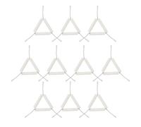SAFIGLE 10pcs Clay Triangle Crucible Holder Laboratory Teaching Equipment Chemistry Experiment Support Tools for Secondary School Science Labs