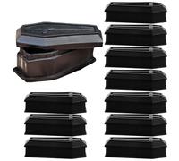 SAFIGLE 10pcs Coffin Model Hallow Een Coffin Prop Funny Prank Prop Halloween Coffin Adornment Halloween Coffin Treat Boxes Miniature Coffin Party Decors Casket Indoor Chocolate Box Plastic