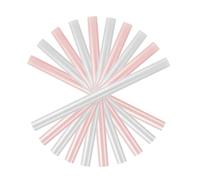 SAFIGLE 10Pcs Colored Hot Glue Sticks Metallic Pearl White Sakura Pink Hot Melt Strip for Crafts DIY Supplies Strong Adhesion Sealing Repair