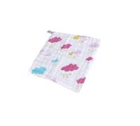 SAFIGLE 10pcs Cotton Face Towel Six-Layers Towel High-Density for Bath for Boys and Girls Daily Use Dinosaur and Rainbow Patterns Assorted Style