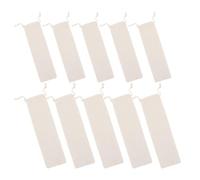 SAFIGLE 10Pcs Cotton Linen Drawstring Bags Set, Portable Tableware Storage Pouches 8Cm×25Cm 6Cm×18Cm, Reusable Chopsticks Sleeves for and Sushi Shops