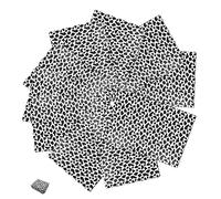 SAFIGLE 10Pcs Cow Print Wrapping Paper Chic Animal Design for Festivals Birthdays Special Occasions Smooth Texture for Bouquets Boxes