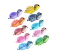 SAFIGLE 10pcs Dark Resin Turtle Figurines Miniature Luminous Sea Turtles Micro Landscape Decor for Garden Lawn Flower Pots Dollhouses