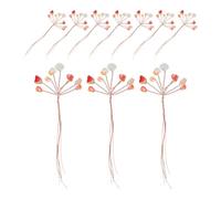 SAFIGLE 10pcs DIY Crystal Money Tree Branches with Bendable Copper Wire, Flexible Design for Art and Craft Projects, Symbol of Prosperity and Good Luck Decoration