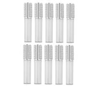SAFIGLE 10pcs Empty Lip Gloss Tube Glass Bottles for Lip Glazes Diy Lipstick Wand Container Refillable Gloss Vials for Care