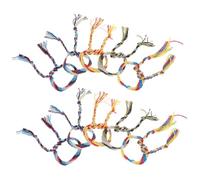 SAFIGLE 10Pcs Ethnic Style Hand Knitting Bracelet Unique Wrist Decor for Festivals Premium Quality Creative Boho Accessory for Men Women