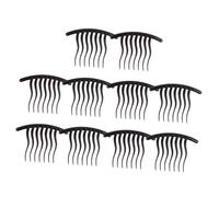 SAFIGLE 10pcs French Wavy Hair Combs for Women Fine and Wide Tooth Side Hair Clips Comfortable Grip for Daily Wear Parties Without Pulling