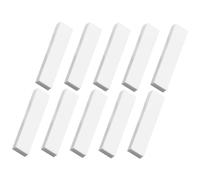 SAFIGLE 10pcs Guitar Nut Replacement Bone Nut Blanks for Acoustic Guitar Beef Bone Material