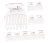 SAFIGLE 10pcs Hot Curler Clips High Temperature Insulated Roller Clamps for Hair Styling Professional Salon Home Use Design for Easy Monitoring Quick Heating for Efficient Hair Treatments