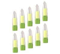 SAFIGLE 10pcs Lipstick Tube Aloe Shape Sturdy Material Pack for Daily Use Business Trips