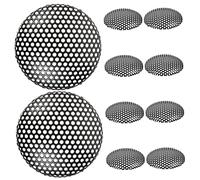 SAFIGLE 10pcs Microphone Grille Mesh Cover Replacement for Dynamic Mic Easy to Install Remove