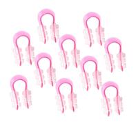 SAFIGLE 10pcs Nose Shaper Clips U-shaped Nose up Tool for Female and Male Reusable Reshaping and Slimming Beauty Supplies