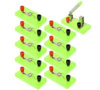 SAFIGLE 10pcs Physics Experiment Lamp Holders Electrical Lab Supplies Kit for Stem Education Teaching Aids Suitable for Primary and Middle School Science Projects