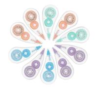 SAFIGLE 10pcs Portable Correction Tape Double-Ended Design for Students and Office Use Compact Mini Correcting Tape Rollers for Smooth Instant Mistake Fixing Material