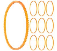 SAFIGLE 10pcs Pu Sewing Machine Drive Belt Metal Hook, Practical and Can be Cut to Length, Replacement Part for Home Sewing Machines Suitable for Embroidery and Craft Projects